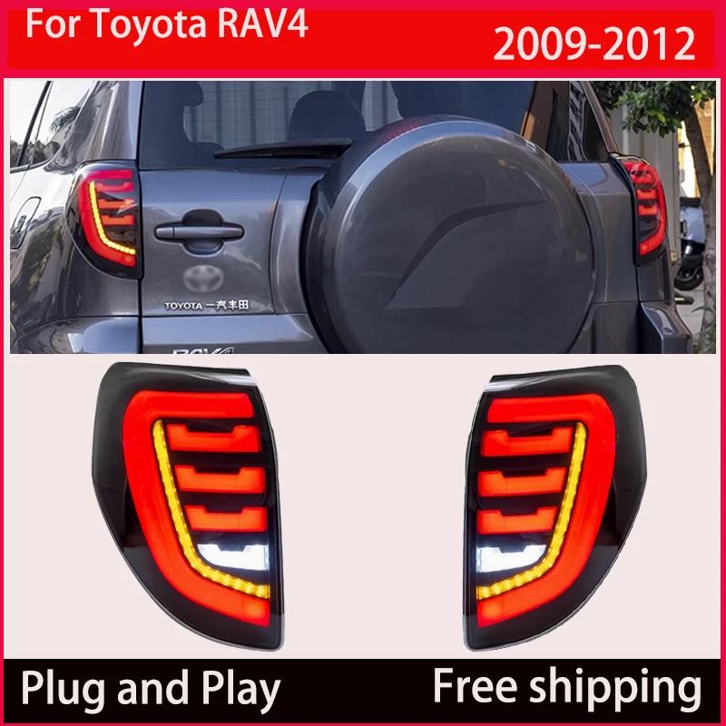 Задние фонари для Toyota RAV4 Rav-4 2009 2010 2011 2012 задний фонарь стоп-сигнал боковой