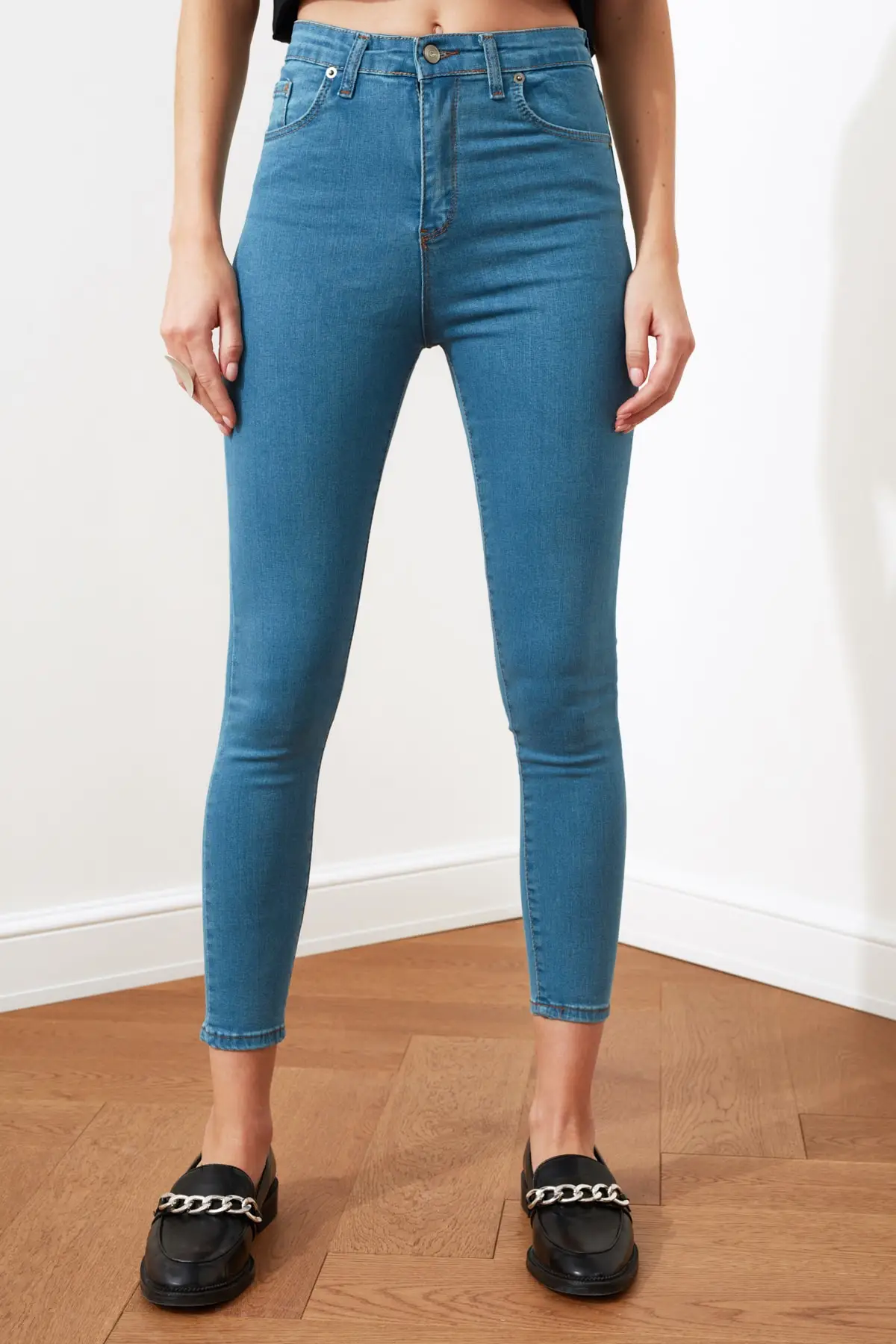 

Indigo High Waist Skinny Jean Women Jeans 2021