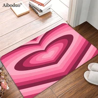 bathroom decoration colorful hearts kitchen supplies bath mat absorbing anti slip mat floor rug doormat kitchen carpet for bath