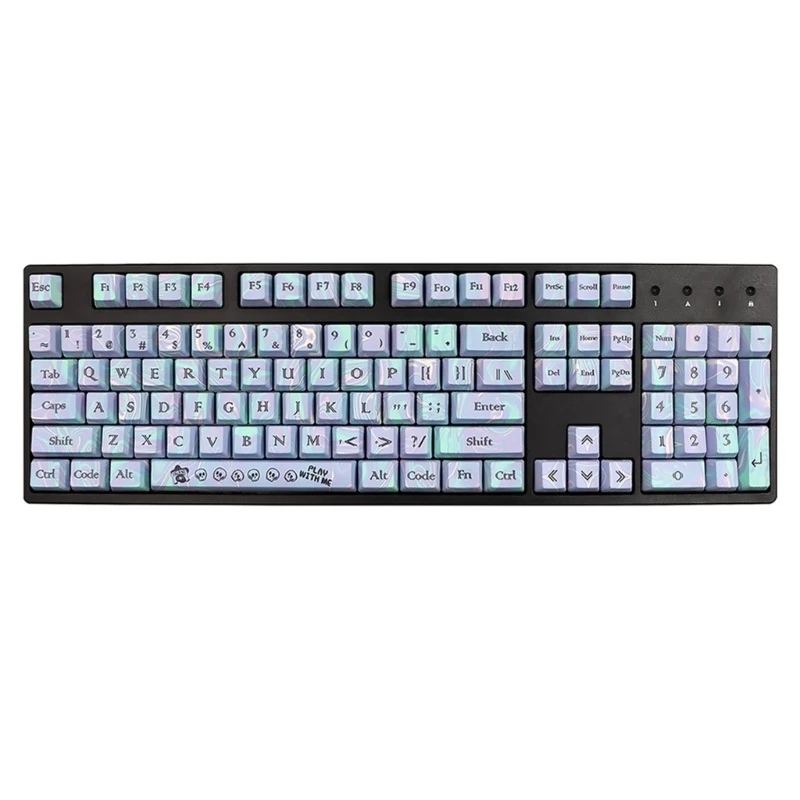 

112Keys Customizable PBT Keycaps for 61/87/104/108 Keycap for Gaming Enthusiasts Lightweight Dye-Sublimation Cute Keycap