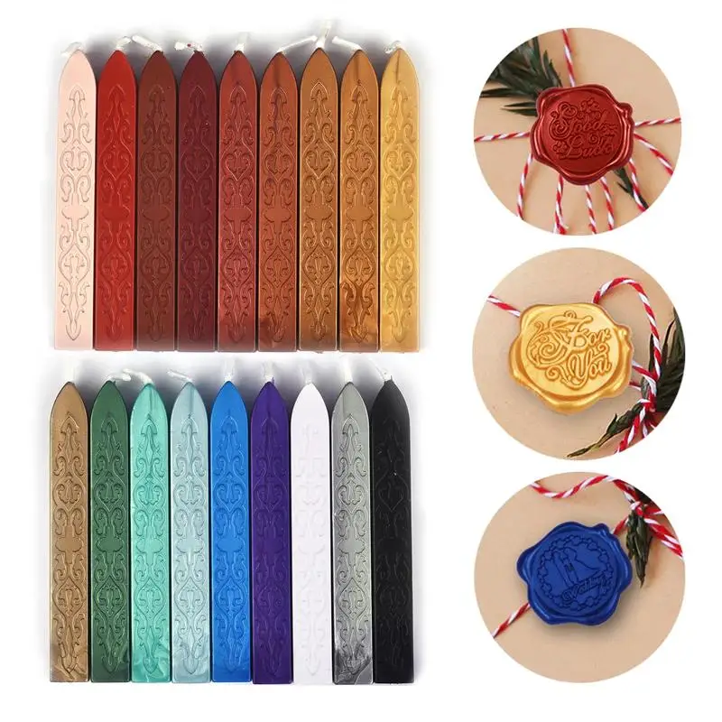 1pc Sealing Wax Sticks Colorful Antique Strips Candle Beeswax Sigillo For Postage Letter Stamp Retro Wedding Envelope Invitation - купить по