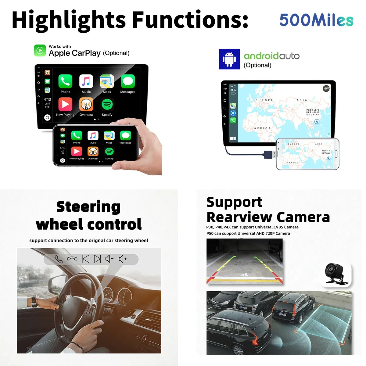 Фото Автомагнитола 2 Din на Android для Citroen C4 C-Triumph C-four 2004- 2009, автомагнитола, автомобильный мультимедийный плеер с GPS, головное устройство с рамкой №3