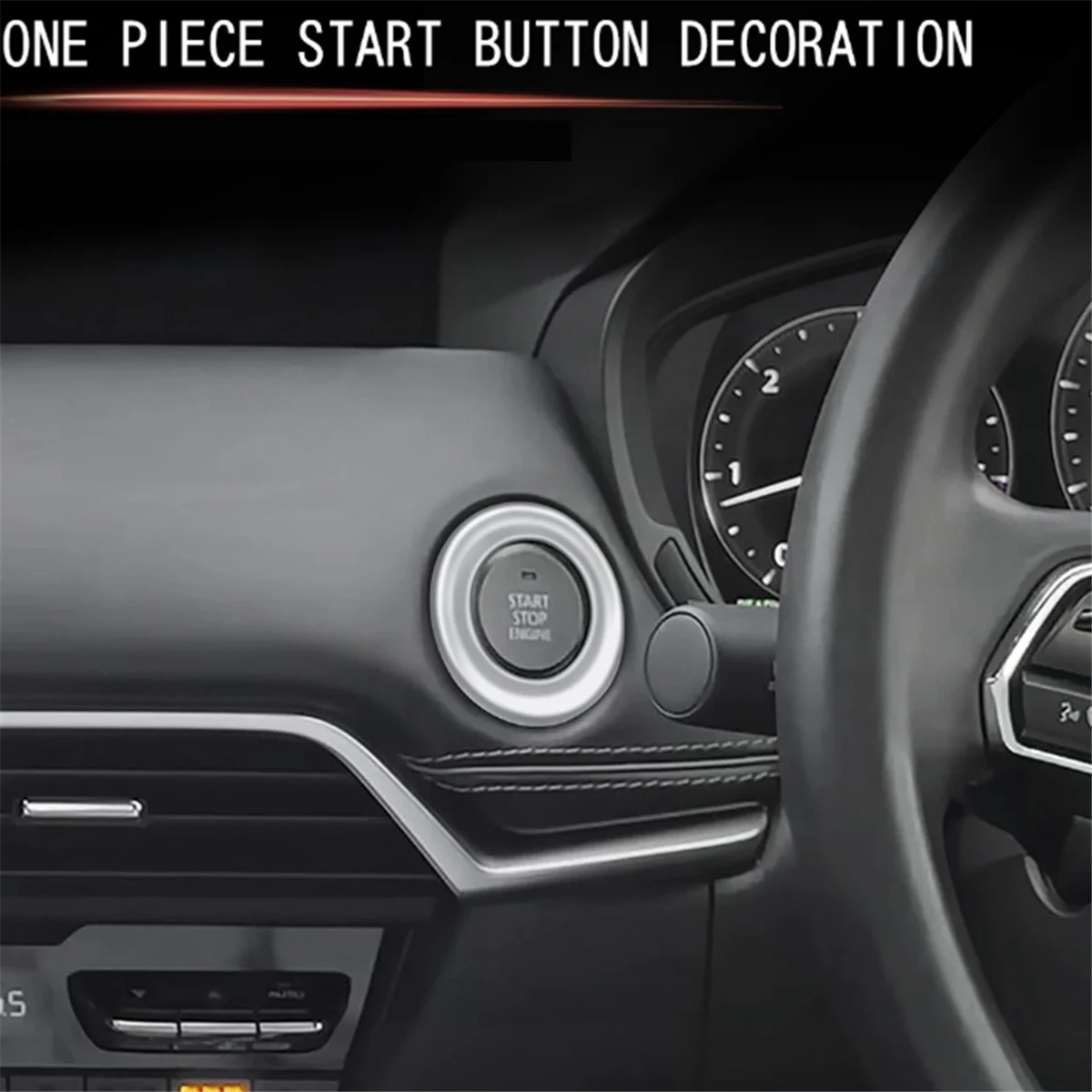 Для Mazda CX-60 2022 2023 автомобильный стартер Стоп двигателя фотокольцо наклейка