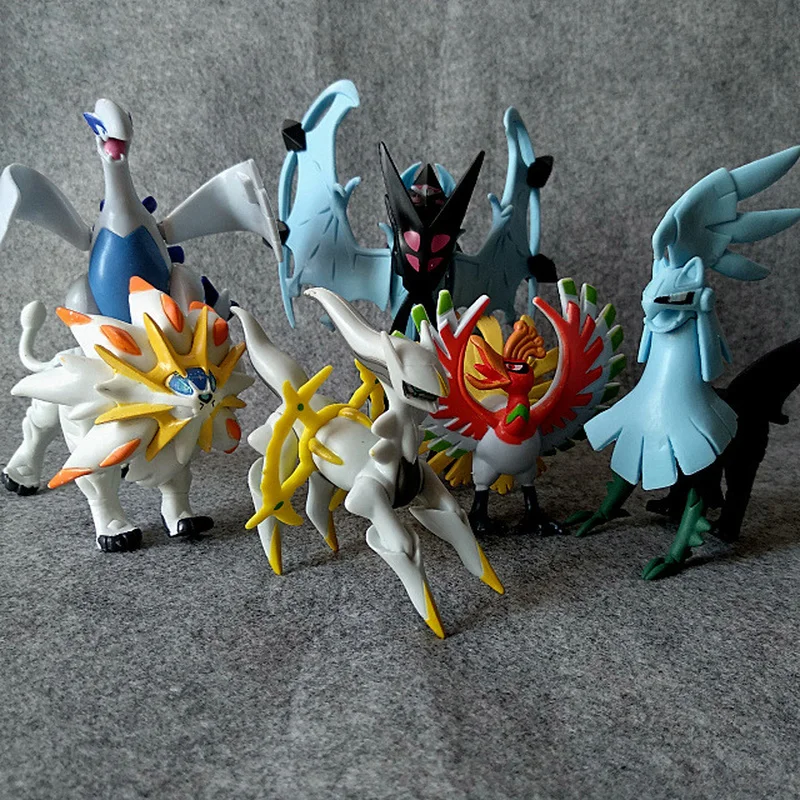 

Pokemon Figure Doll Arceus Solgaleo Lunala Rayquaza Collection Pikachu Cartoon Pokémon Series Anime Model Toys Kid Birthday Gift