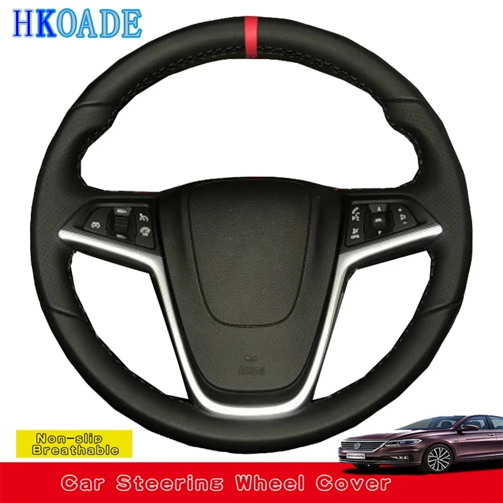 

Черная кожа из микрофибры для Opel Mokka 2013-2016 Opel Insignia 2009-2013 Astra J 2010-2015 Meriva