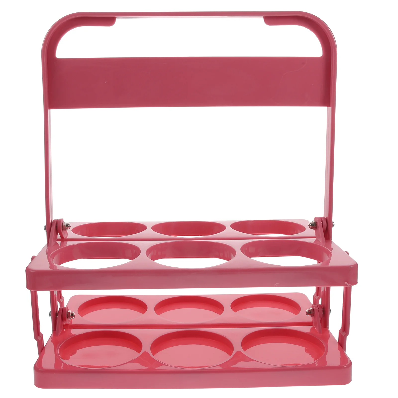 

Outdoor BBQ Beer Basket Chiller Portable Bottle Holder Rack Plastic Handheld Can