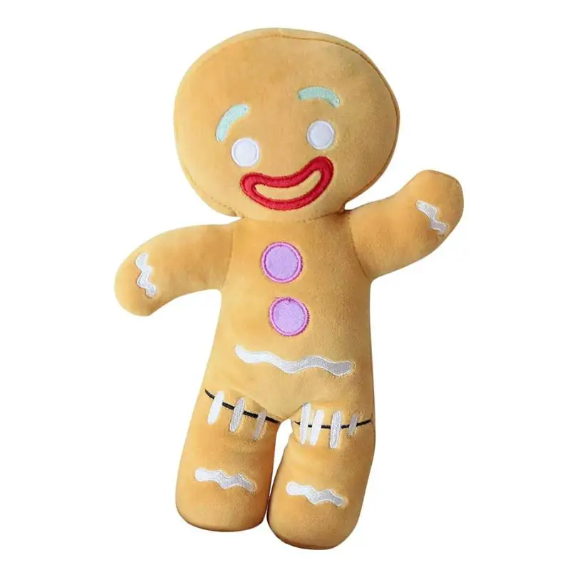 

Cartoon Cute Gingerbread Man Plush Toys Pendant Stuffed Baby Appease Doll Biscuits Man Pillow Gingerbread Doll For Kids Gift