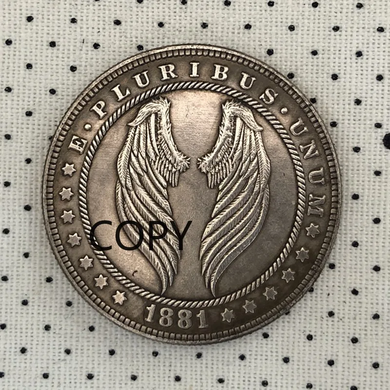 1881 American Morgan Wanderer imitation commemorative coin copy