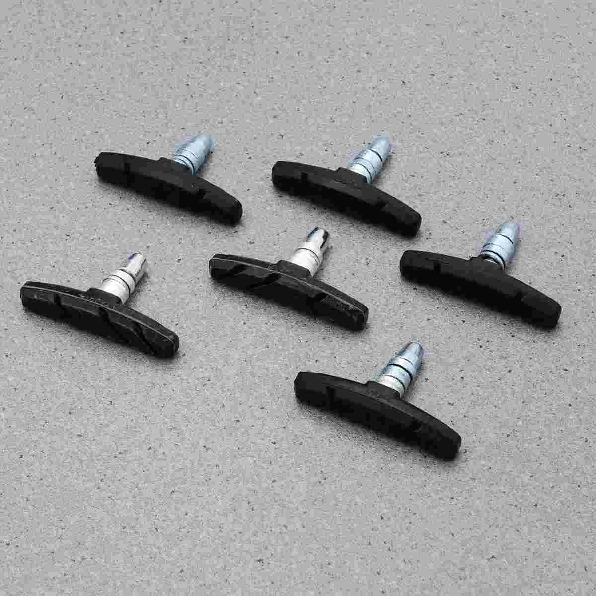 

3 Pairs of Mountain Road Cycling Bike V Brake Pads Braking Shoes Blocks Cycling Accessories for MTB V-brake System (Black)