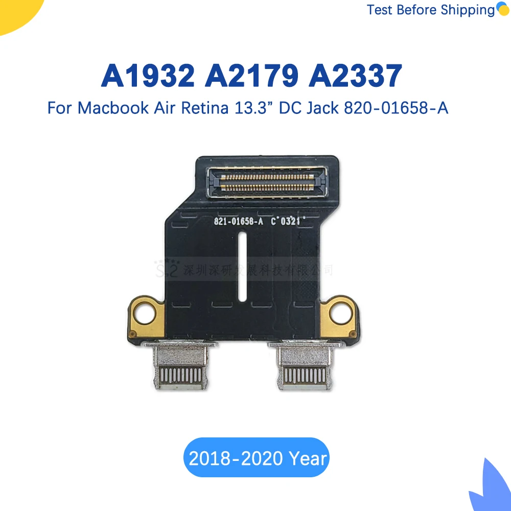 Новый оригинальный разъем питания постоянного тока USB-C для Macbook Air 13 дюймов A1932 A2179