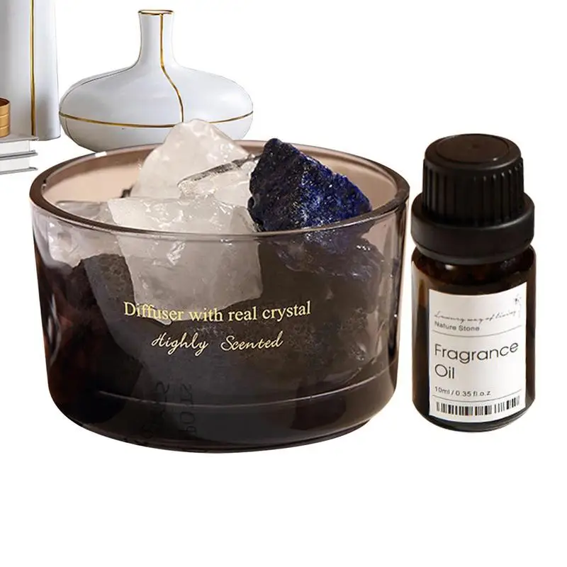 

Crystal Stone Diffuser Long Lasting Crystals Stone For Meditation Fireless Stone Diffuser Crystal Energy Stone For Home Car