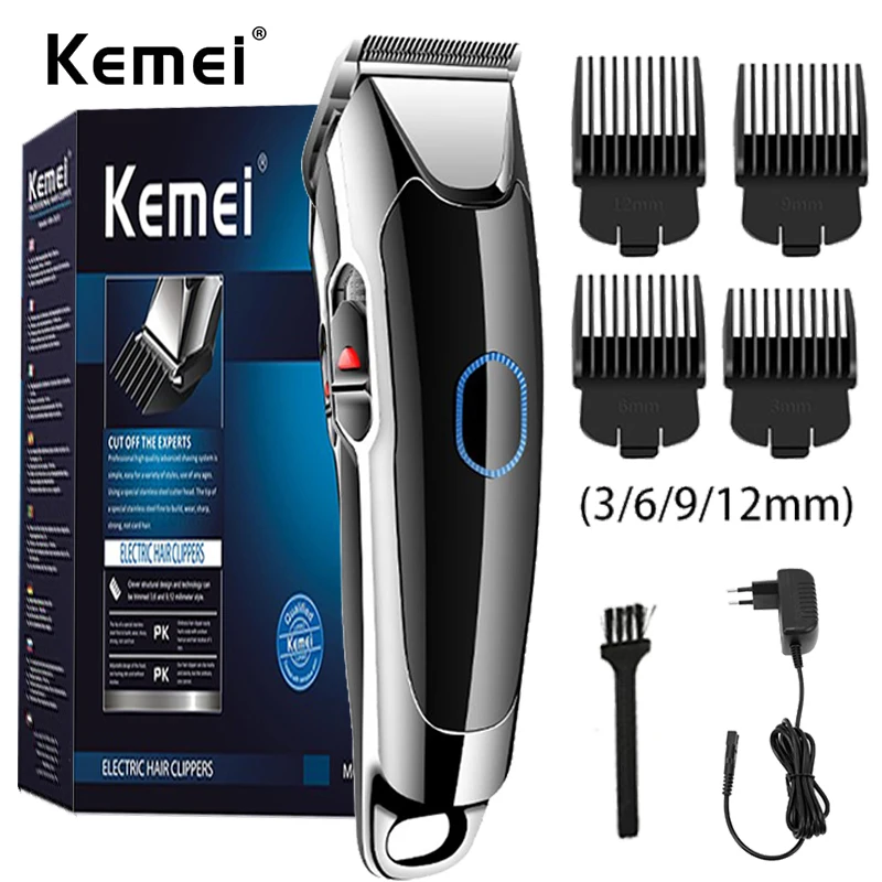 

Electric Clipper Hair Trimmer Men's Hair Trimmer Ultra-quiet Whole Body Washing Hair Clipper Push Electric Scissors KM-2810