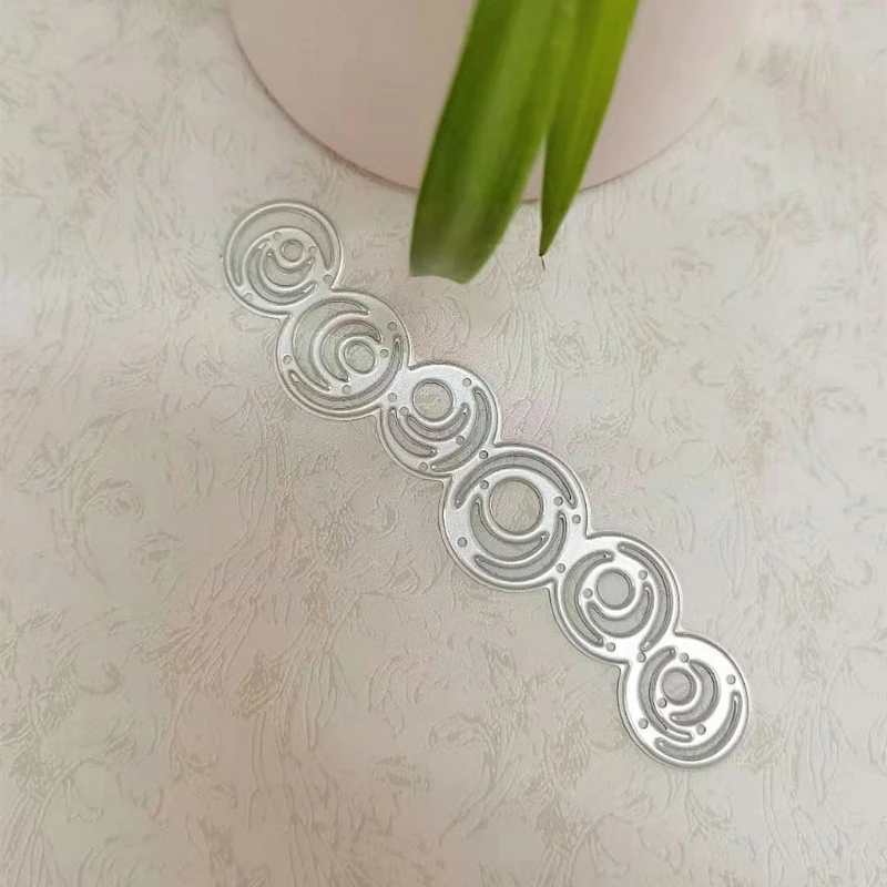 Круглая рамка металлические штампы ремесленные высечки трафарет сделай сам