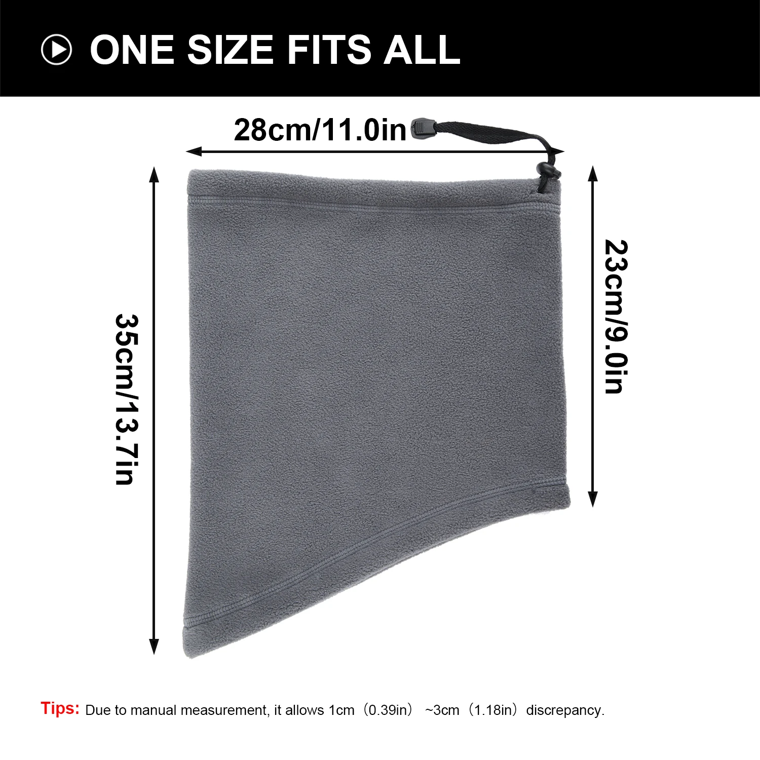 Зимние теплые гетры для шеи Теплая бандана маска лица полуфлисовая пеших