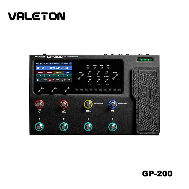 VALETON GP-200 мультипроцессор для эффектов Педаль мультиэффектов с педалью выражений