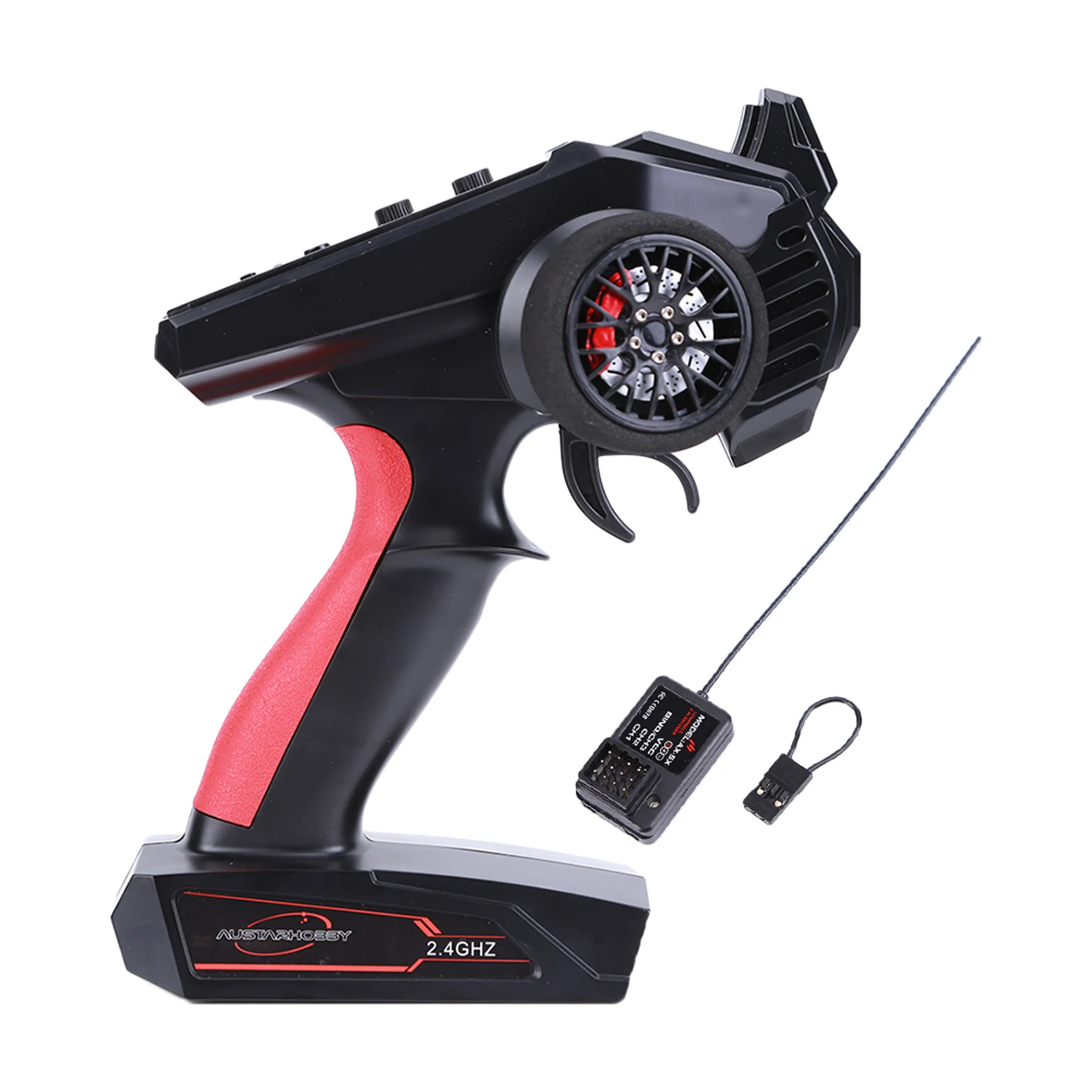 

2.4G 4CH RC Transmitter Remote Controller with Receiver for Remote Control Cars Boats Parts Children Playing