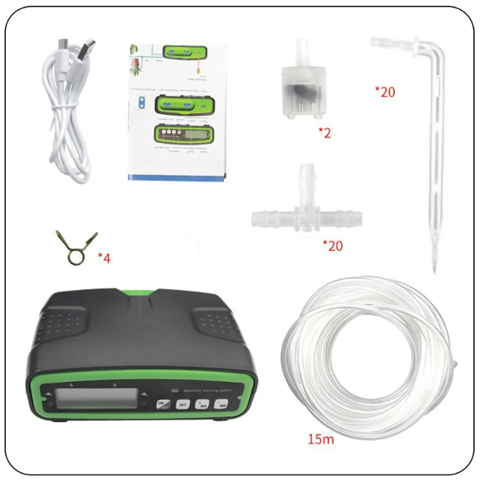 

Automatic Watering Device Cultivation Equipment Pot Drip Irrigation Set for Plants Flower Outdoor Plants Self Drip Irrigation