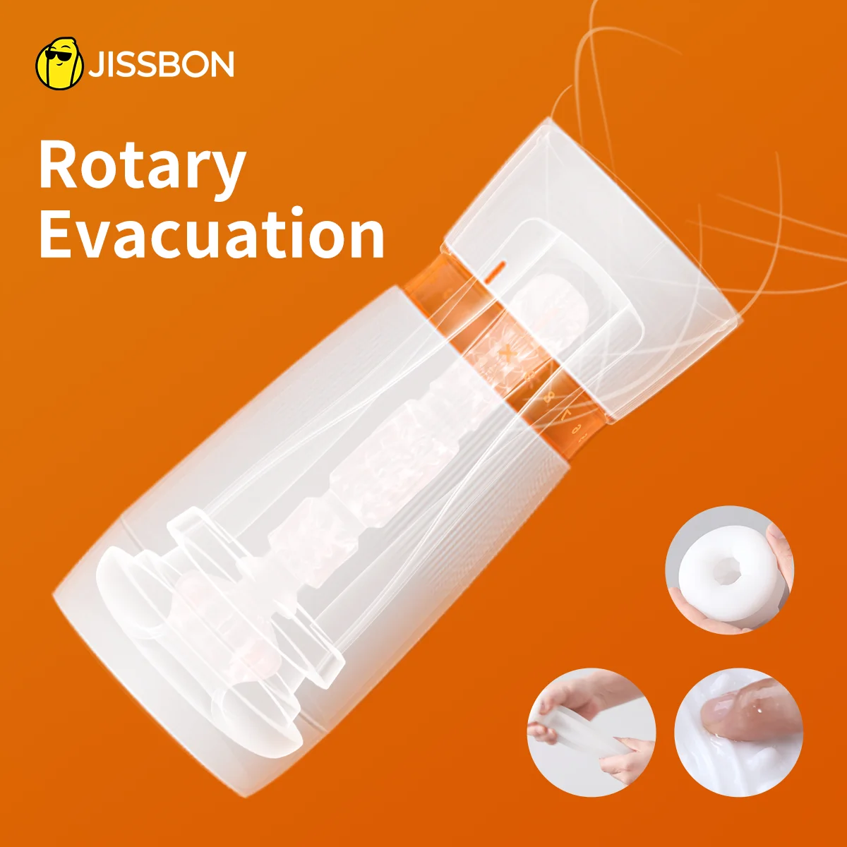 Мужской мастурбатор Jissbon пневматический профессиональный ручной пенис киска 10