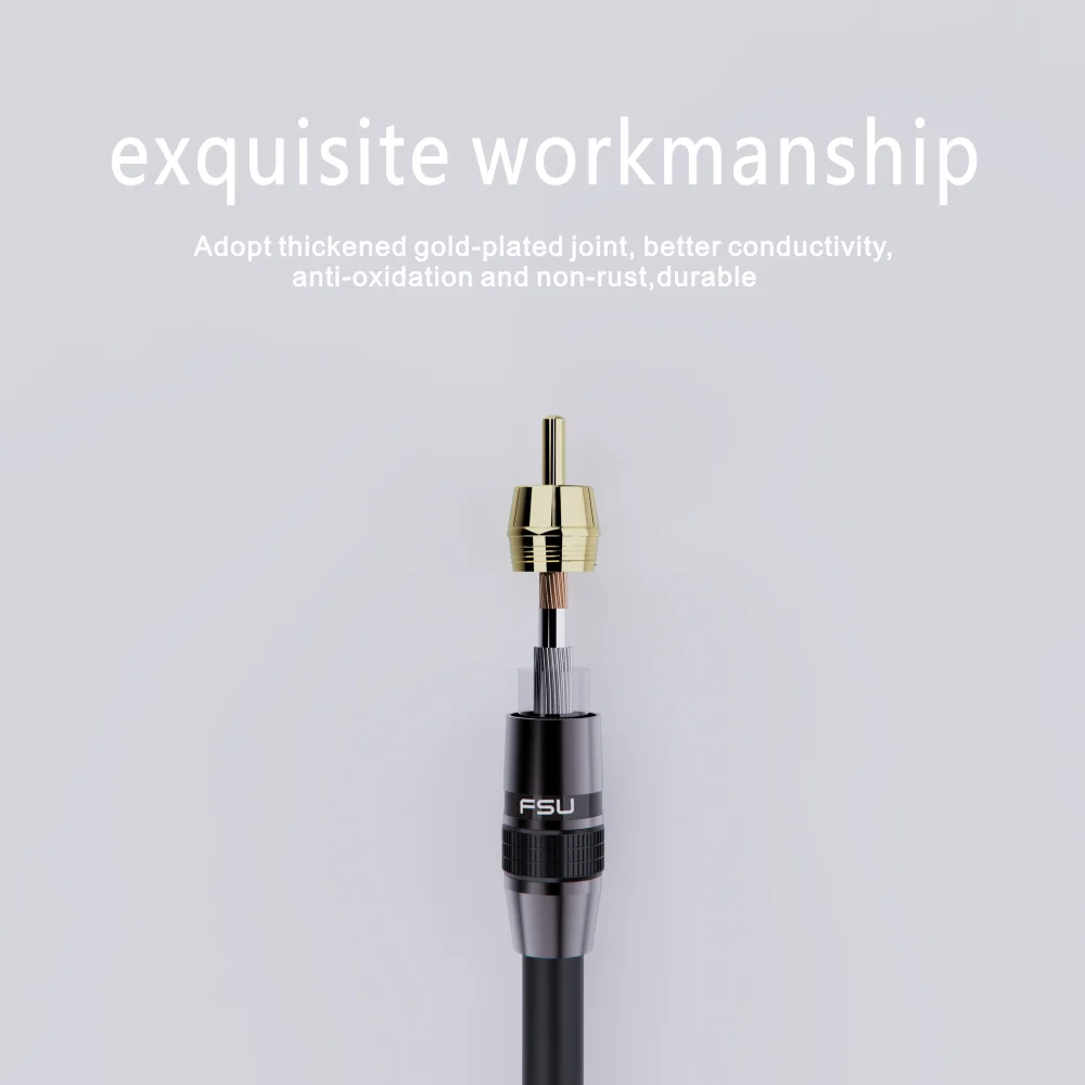 Цифровой аудио коаксиальный кабель RCA SPDIF Премиум Стерео Rca к штекеру динамик Hifi