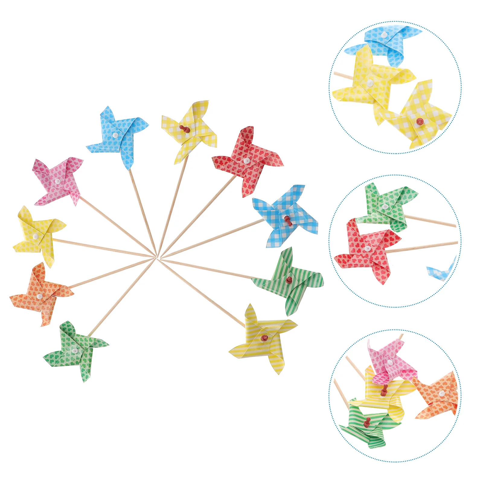 

24 Pcs Cakes Decorating Supplies Decoration Cupcake Toppers Birthday Accessories