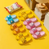 pokemon pikachu jigglypuff charmander squirtle boys girls unisex slippers sandals pokemon anime kawaii summer shoes kids gifts