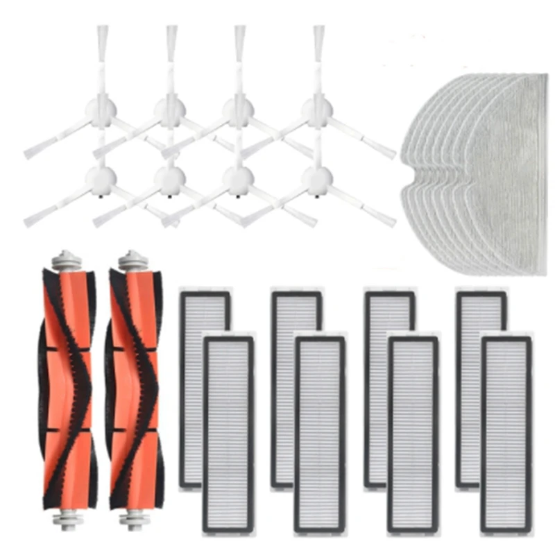 

For Dreame D9 Robot Vacuum Cleaner Replacement Accessories Main Brush Side Brush HEPA Filter Mop Cloth Rags Spare