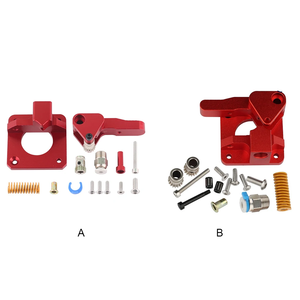 

3D Printer Extruder Aluminum Alloy Feed Repair Fixing Replace Replacement for CR-10S PRO Ender-3 Btech Dual Adapters