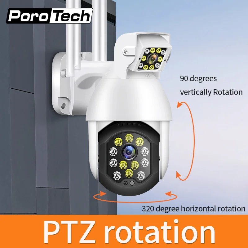 

HD Night vision 2MP PTZ Wifi Camera Outdoor Auto Tracking CCTV Home Security IP Camera Video Pan Tilt Speed Dome Waterproof