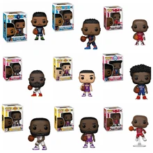 Funko POP 마이클 조던 54 #56 # 르브론 제임스 커리 액션 피규어, 슈퍼 농구 스타 12 패턴, PVC 모델 인형 선물 장난감