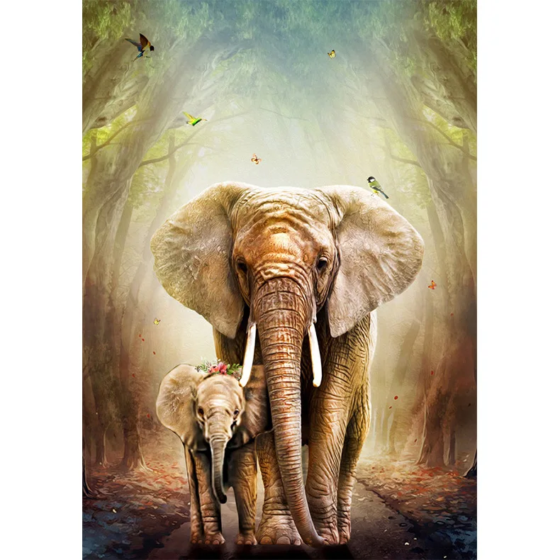 

149217 diy Цифровая масляная живопись, картина маслом, Акриловая картина с цветами, взрывная ручная работа, пейзаж, живопись