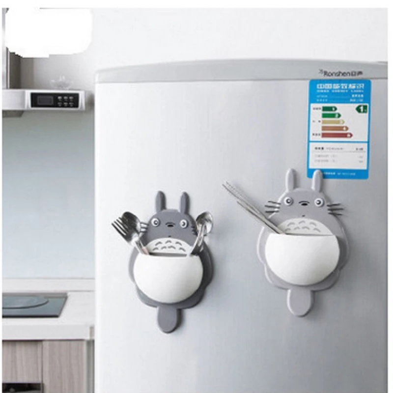 

Креативный держатель для зубной щетки Totoro, мощная присоска, стойка для хранения зубной щетки, зубной пасты, настенный держатель для зубной п...