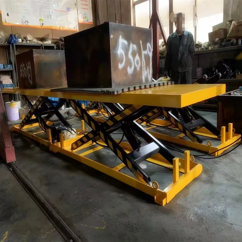 Cheap Hydraulic Electric Scissor Lift Table with Dust cover use in production plant | Lifting Machine