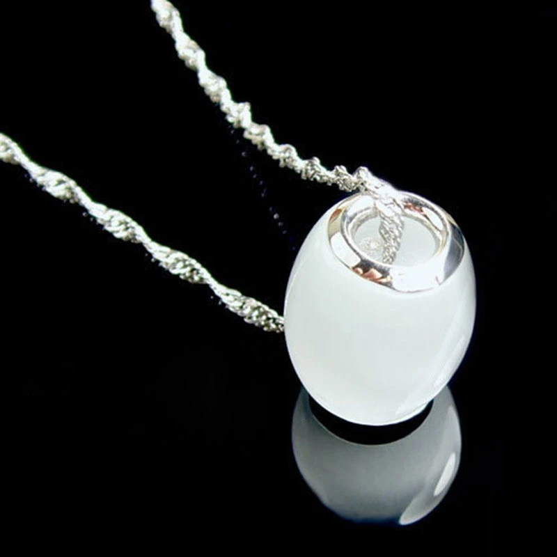 

Women Imitation Natural Opal Stone Lucky Beads Pendant Necklace Pendants DIY Handmade Charms For Jewelry Making Accessories Sale