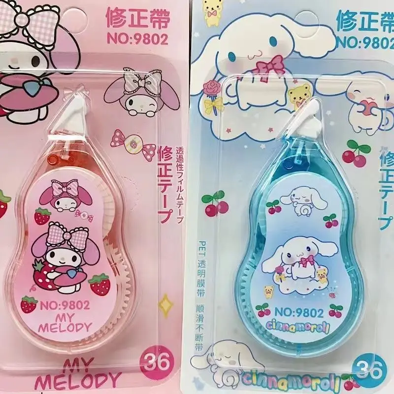 Sanrio Kuromi Cinnamoroll My Melody Новый корректирующий пояс для учащихся Ins милый Kawaii школьные