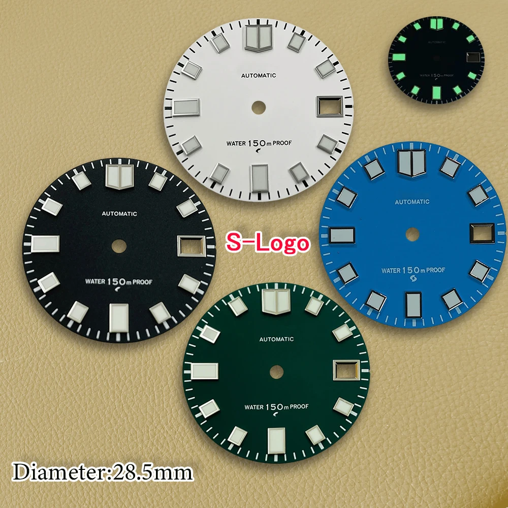 28 5 мм S логотип NH35 автоматический матовый циферблат подходит для NH36/4R/7S механизм C3