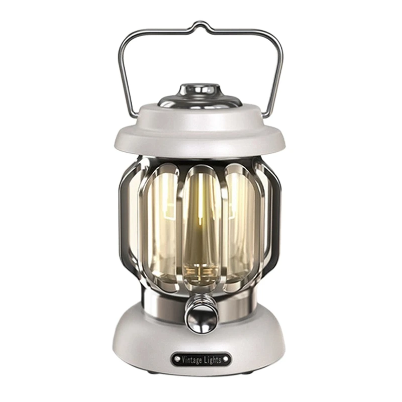 

Outdoor Camping Lamp LED Retro Portable Tent Lamp Convenient USB Horse Lamp Atmosphere Night Lamp