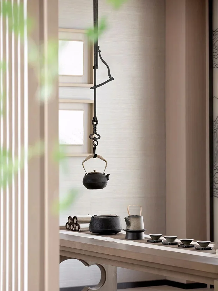 Daxiang lotus китайский крючок из кованого железа для чайника чугуна выдвижной