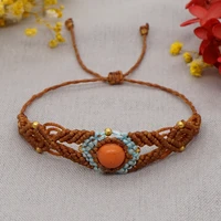 women simple rope chain bracelets vintage hollow out chains with beaded summer beach bracelet fashion jewelry accessories
