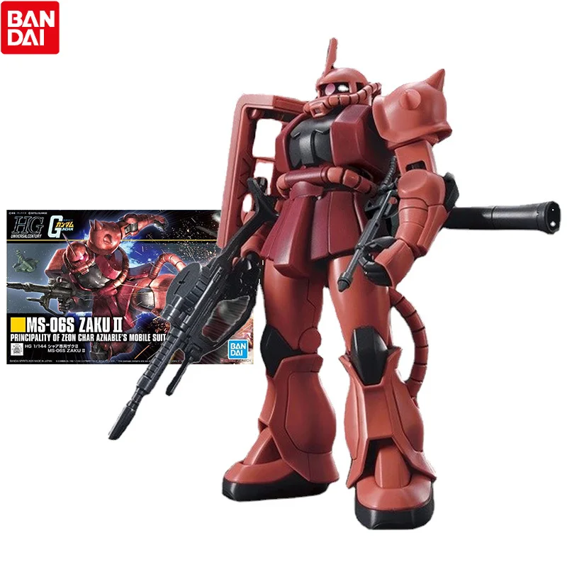 

Набор моделей Bandai Gundam аниме фигурки HGUC 1/144 234 мс-06 с ZAKU 2 Подлинная модель Gunpla аниме экшн-Фигурки игрушки для детей