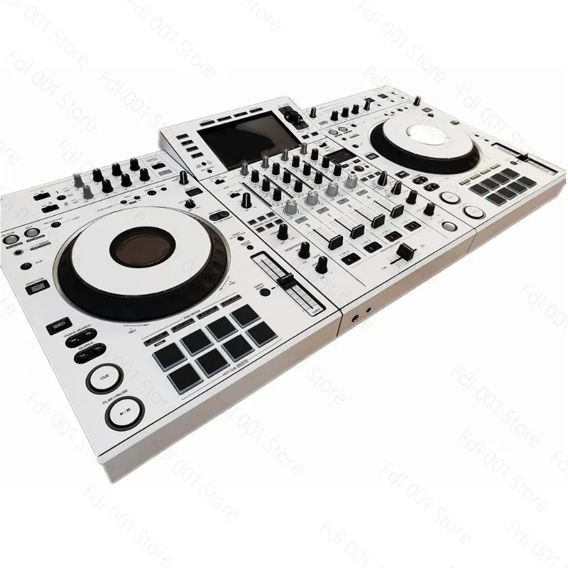 Фото Наклейка-скин для DJ-контроллера XDJ XZ, полное покрытие, бело-серебристая, идеально подходит №1