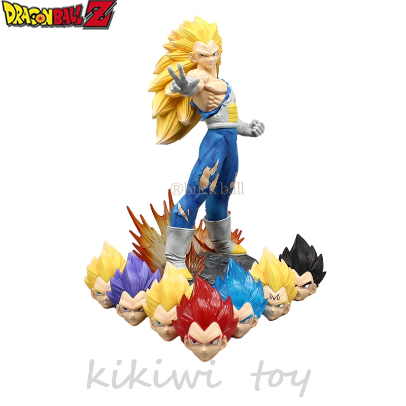 

Anime Dragon Ball Z Figure Gk Vegetto 8 Heads Action Figure 29cm Pvc Figurine Statue Model Doll Collectible Ornament Toy Gift