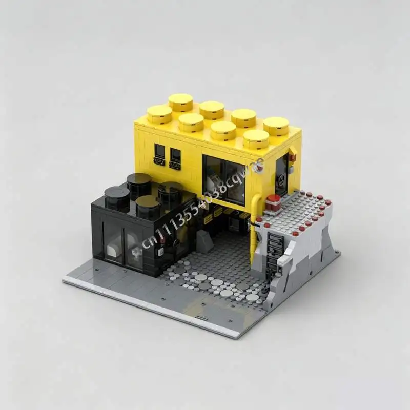 Фото 1168 деталей Blacktron Living Space MOC: Креативный научно-фантастический конструктор, футуристическая сборная модель-головоломка, коллекционная игрушка, подарки №1