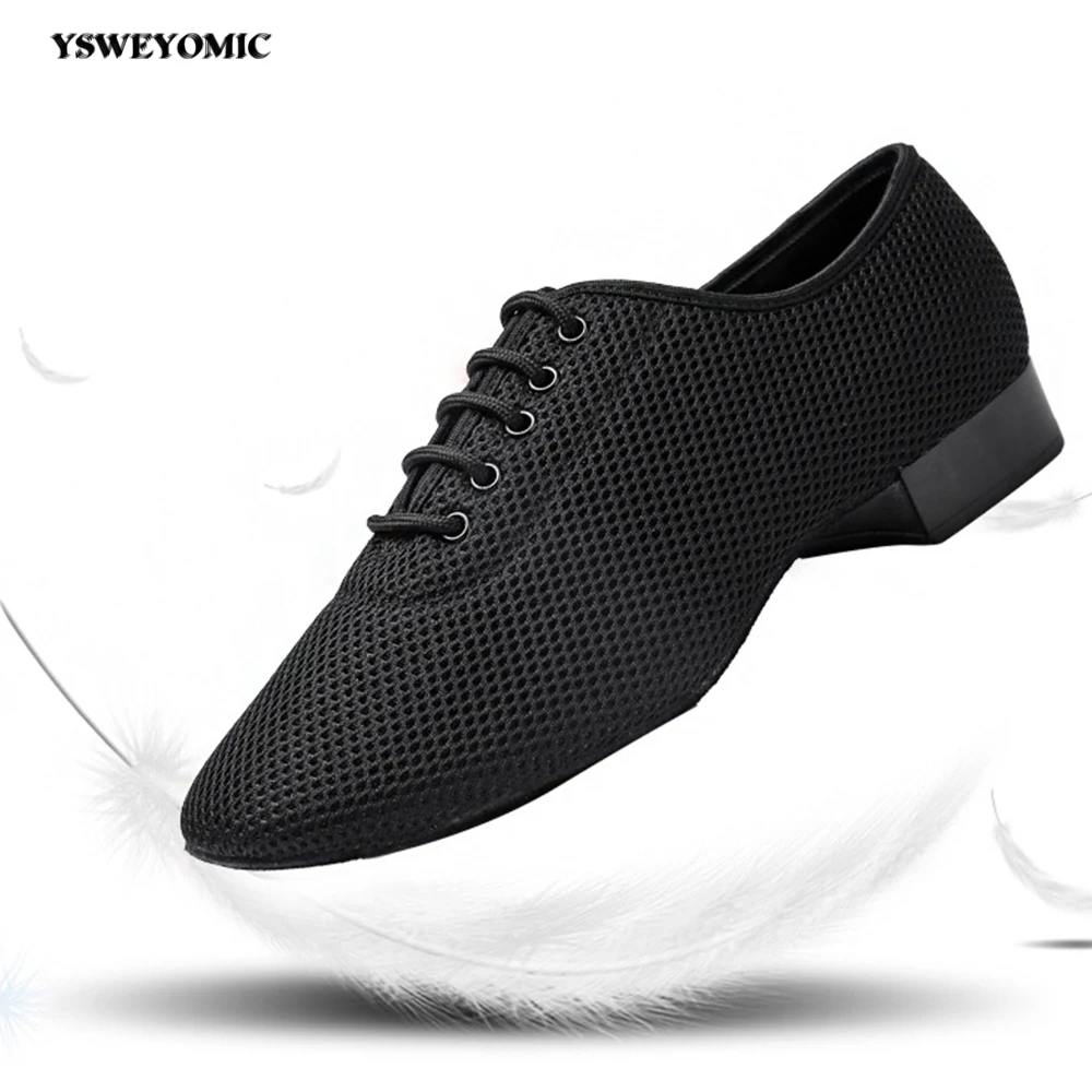 Boys and Men Indoor Outdoor Latin Ballroom Dance Shoes For Man Dance Shoes Party Salsa Latin Low Heel Dancing Shoes Men