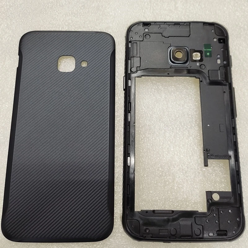 Полный корпус для Samsung Galaxy Xcover 4 G390 SM-G390F средняя рамка пластина с кнопками объектива камеры + задняя крышка аккумулятора