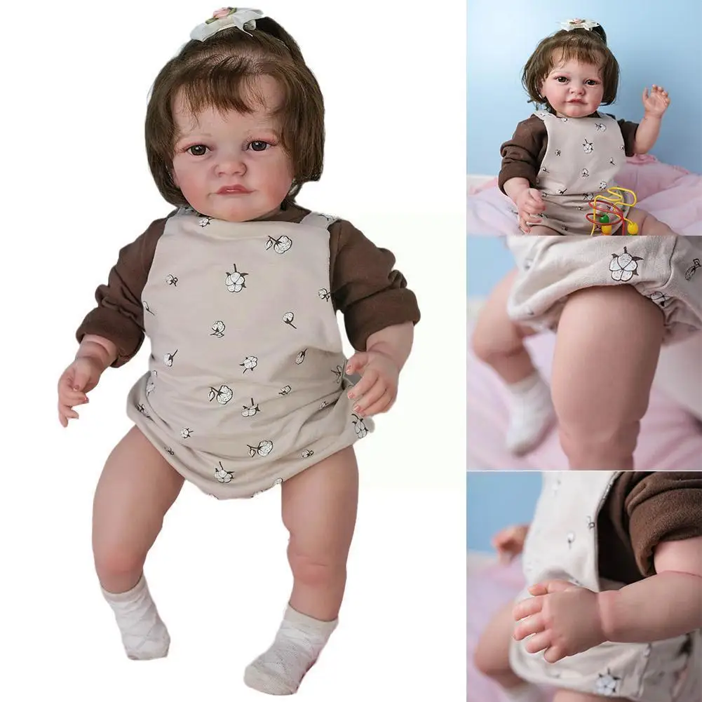 

60cm Completed As In Picture Reborn Tobiah Paint 3d Quality Hand Multiple Paint With High Genesis Skin E7g2