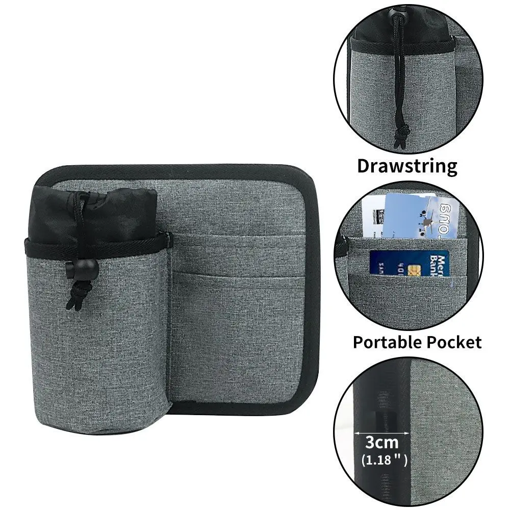 

Washable Drink Cup Bag Portable Reusable Air Ticket Storage Bag Cup Holder Cup Rack Luggage Accessories