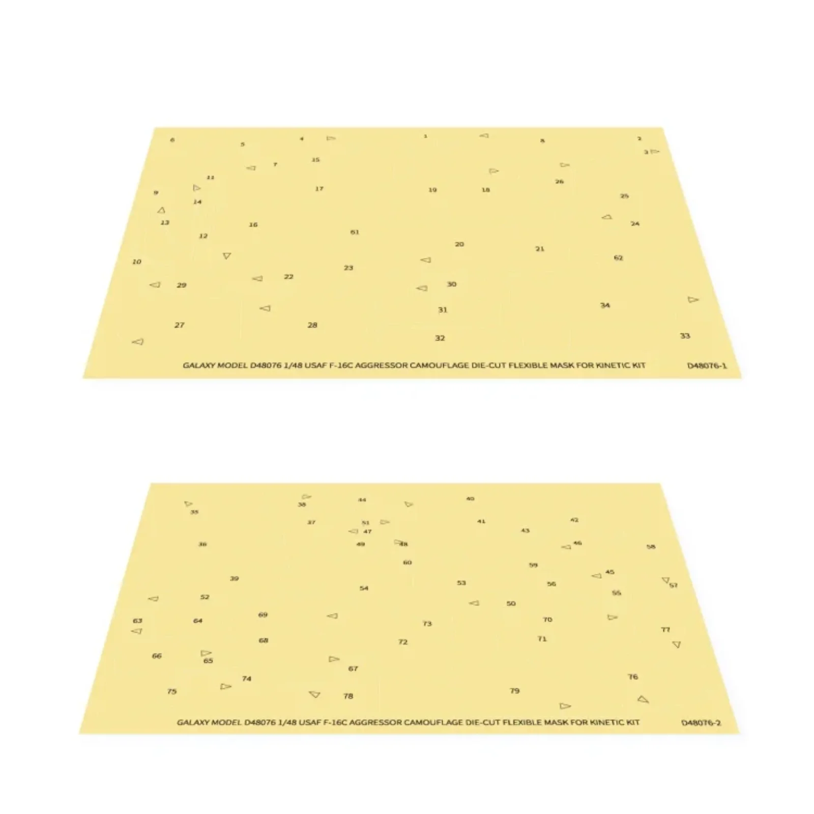 Маска-наклейка для модели самолета Galaxy D48076 1/48 строительный блок 25 Falcon 57 OG TAIL 86-0299