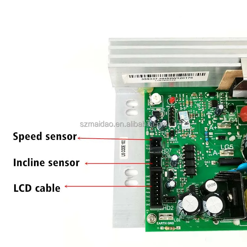 Контроллер двигателя для беговой дорожки Johnson Tempo TREO T22 T32 T33 T57 T82