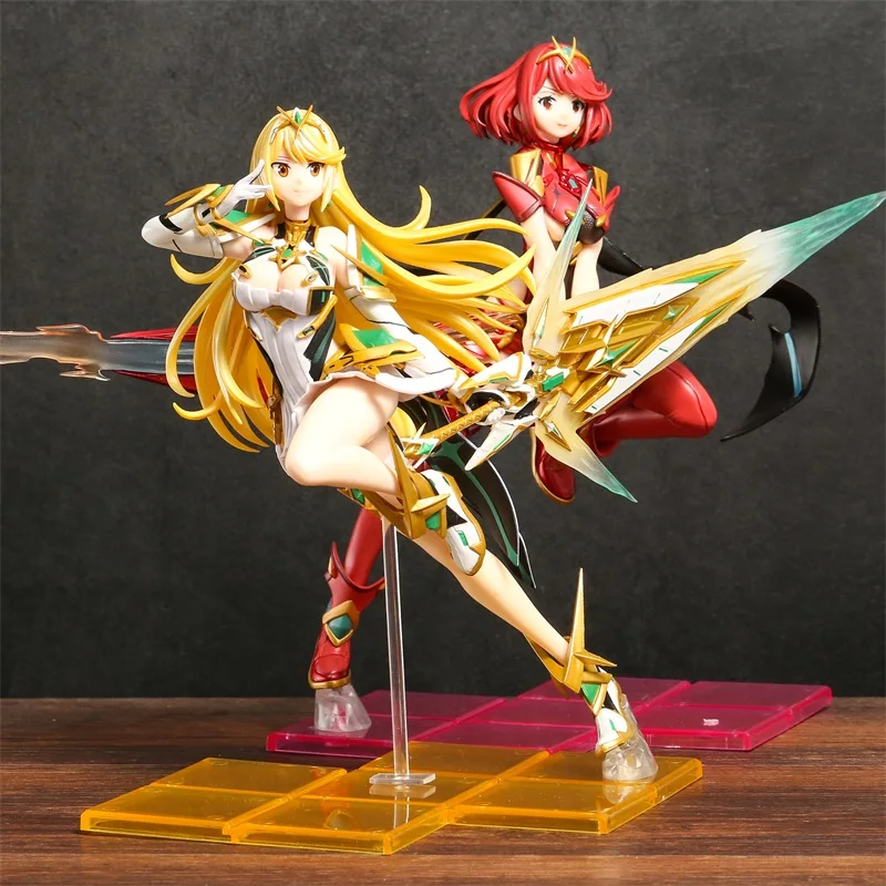 Xenoblade летопицы 2 Hikari Mythra / Pyra Homura декоративная статуэтка модели