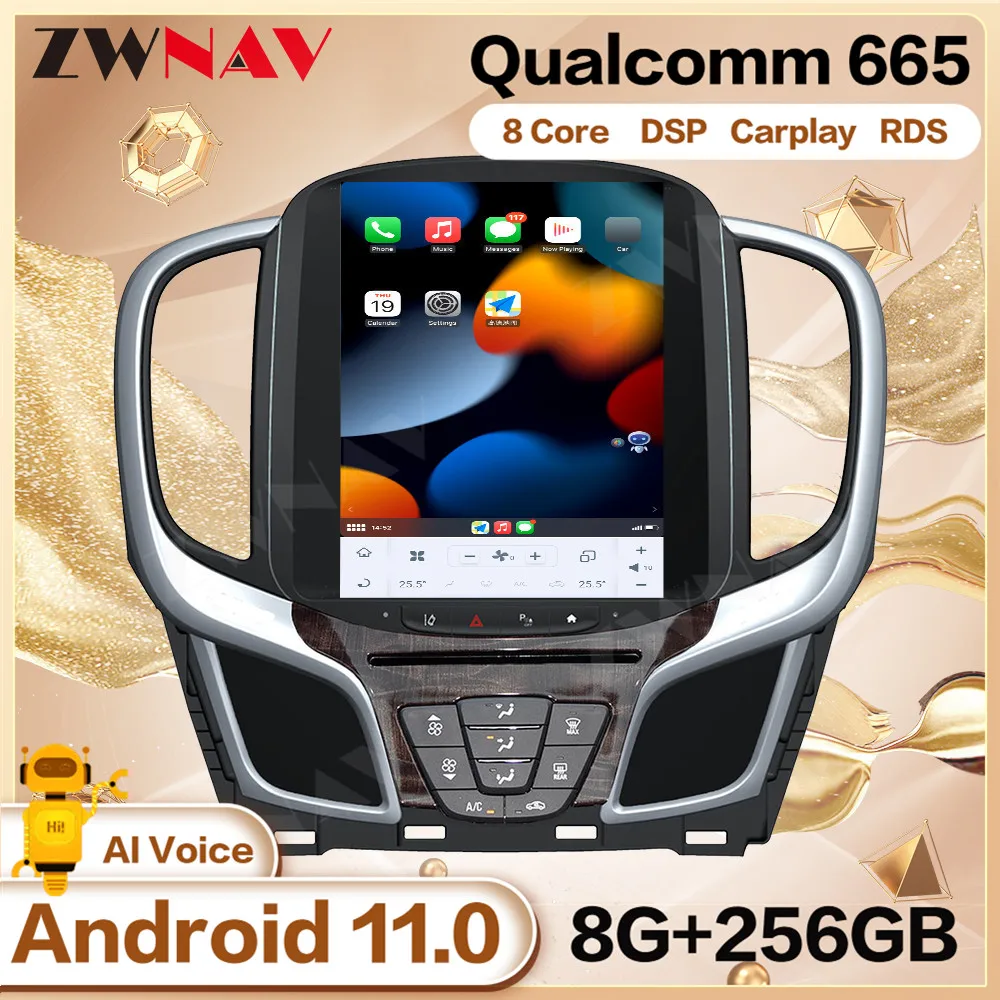 

Автомобильный мультимедийный плеер Qualcomm Tesla с экраном Android для Buick Lacrosse 2015 GPS аудио Радио Стерео Bluetooth